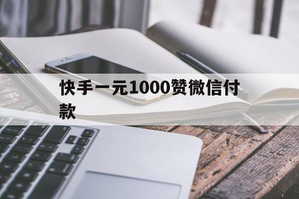 快手一元1000赞微信付款（快手一块钱100个赞微信支付）